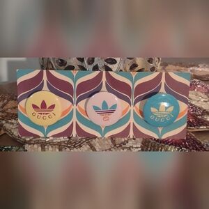 Gucci & Adidas Collaboration Pins